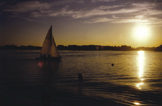 Kralingse plas avond