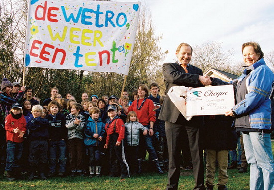 Steun voor Wetrogroep na brand