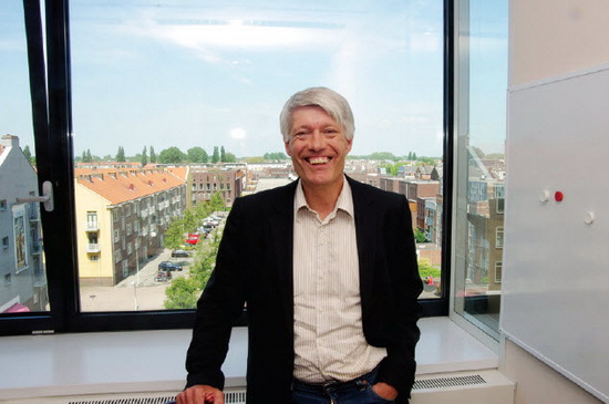 Eerste werkdag van de nieuwe deelraadsvoorzitter Wim van Heemst