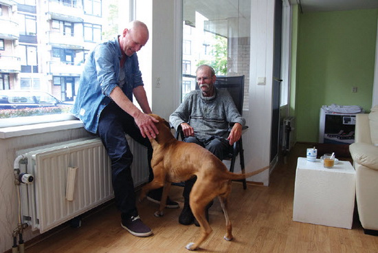 Cees van der Hoeven, Dirk Straasheijm en boxer Annabelle