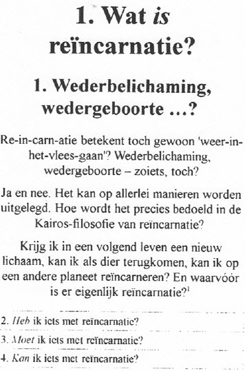 Reïncarnatie Hugo verbrugh tekst