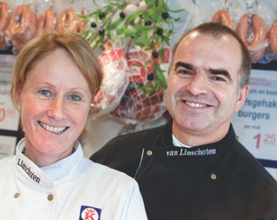 Keurslager H.P. van Linschoten in finale Slager met Ster
