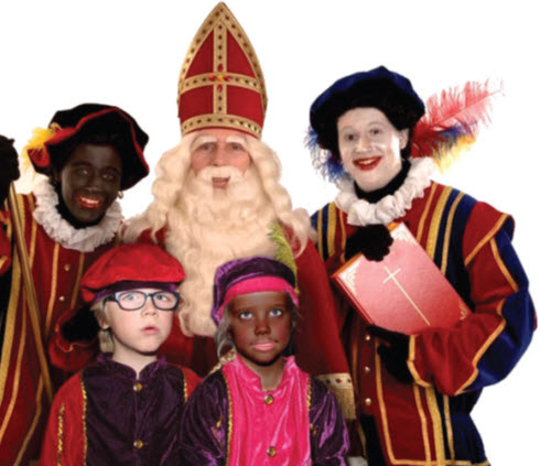 Zwarte piet en sinterklaas