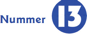 nummer 13 logo