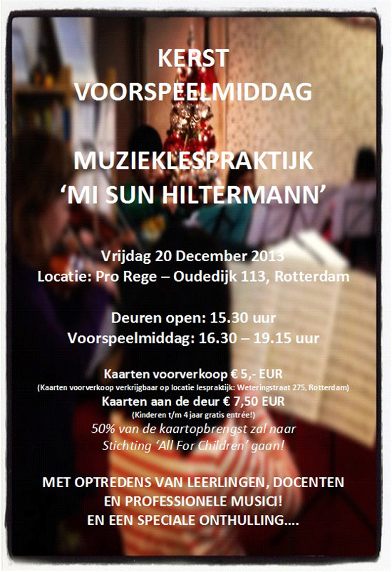 Voorspeelmiddag-poster