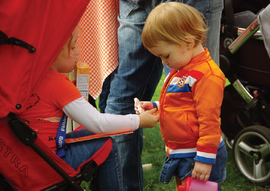 Koningsdag op ‘Oranjeplein’