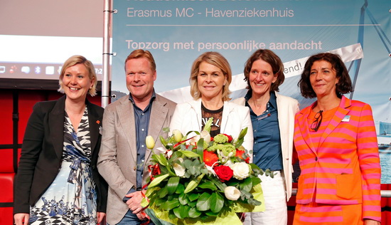 Echtpaar Koeman gaf aftrap voor nieuwe samenwerking Erasmus MC en Havenziekenhuis