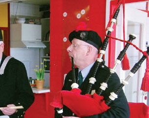 Schotse kilt 8 meter lang