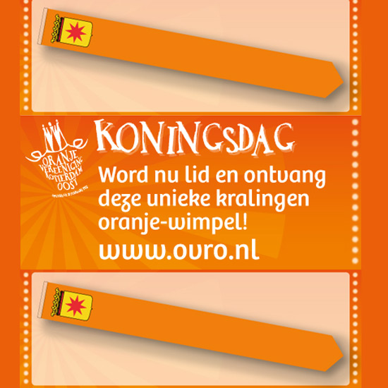 Unieke Kralingse Oranje Wimpel