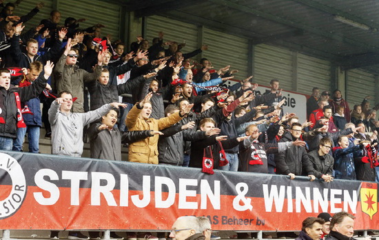 Excelsior fans Foto Jan den Breejen