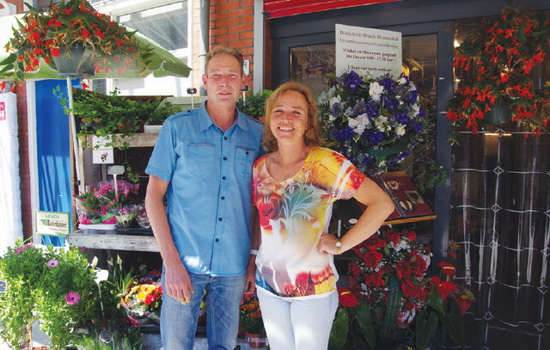 Caroline, Michael  en Anja.