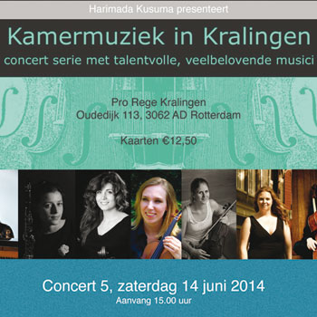 Kamermuziek in Kralingen – juni 2014