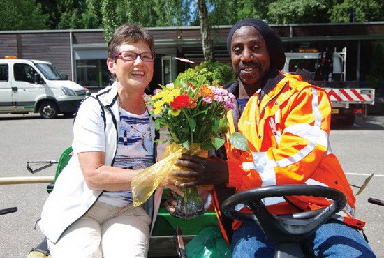 Keihard fluiten naar groenwerker