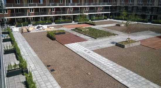 de kop van de Lusthofstraat