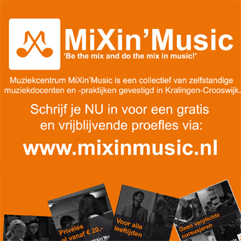 Gratis & vrijblijvende proefles bij MiXin’Music