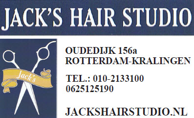 Jack's hair studio logo