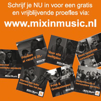 Leuke en betaalbare muzieklessen MiXin’Music