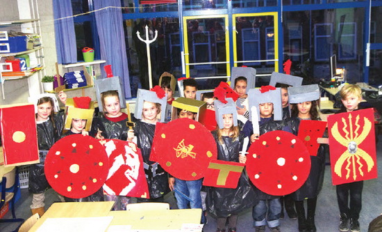 Groep 5-B van de Arentschool