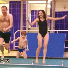 Lancering ZwemApp met nieuwjaarsduik
