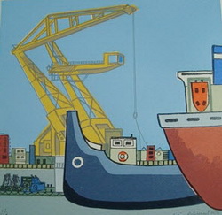 werk 2 Rotterdamse graficus Wim Biesheuvel