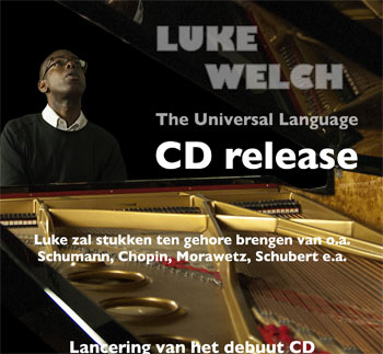 CD release van pianist Luke Welch in Pro Rege