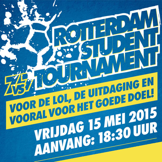 Voetbalt u mee voor het goede doel? Rotterdam Student Tournament