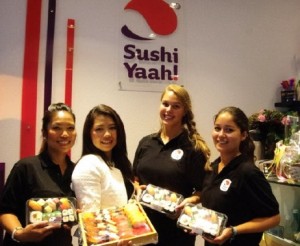 SushiYaah is gespecialiseerd in sushi en sashimi