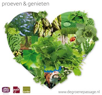 Biologische lentemarkt bij de Groene Passage