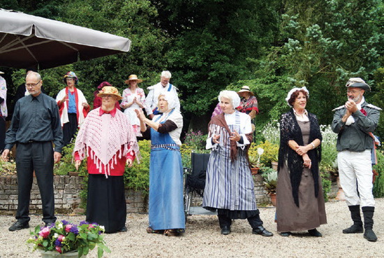 tableau de la troupe
