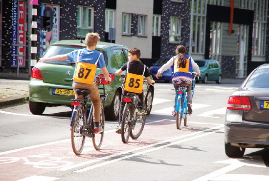 verkeersexamen op de fiets