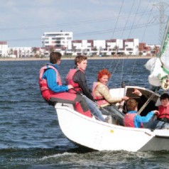 Henk van Gent gangmaker bij Lake 7 Sailing