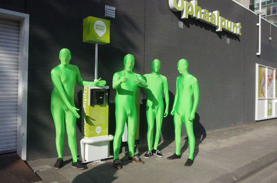 Groene mannetjes in actie voor PLUS De Esch