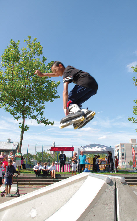 skatebaan aan de Lage Filterweg