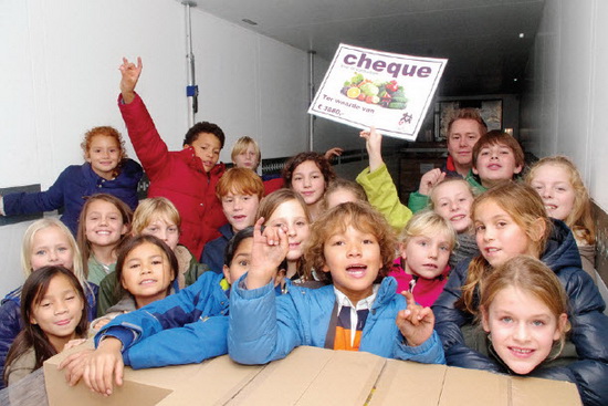 actie Voedselbank Nieuwe Park Rozenburg School