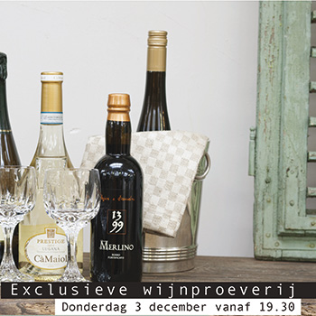 Exclusieve wijnproeverij bij Fleurs Depot