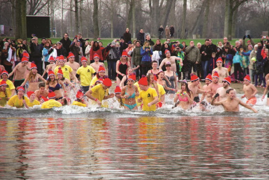 nieuwjaarsduik kralingse plas