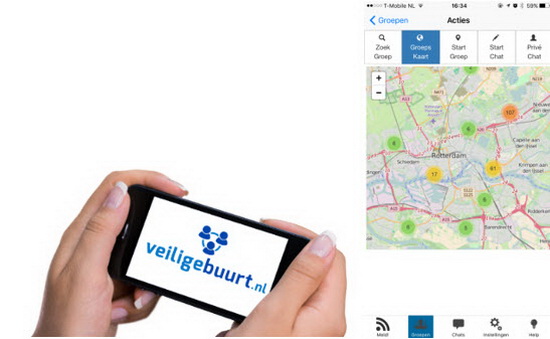 veilige buurt app web