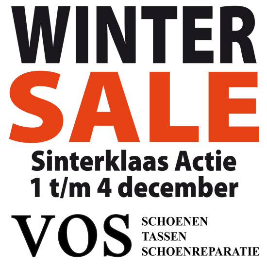 Sinterklaas Actie en Wintersale bij Vos Schoenen