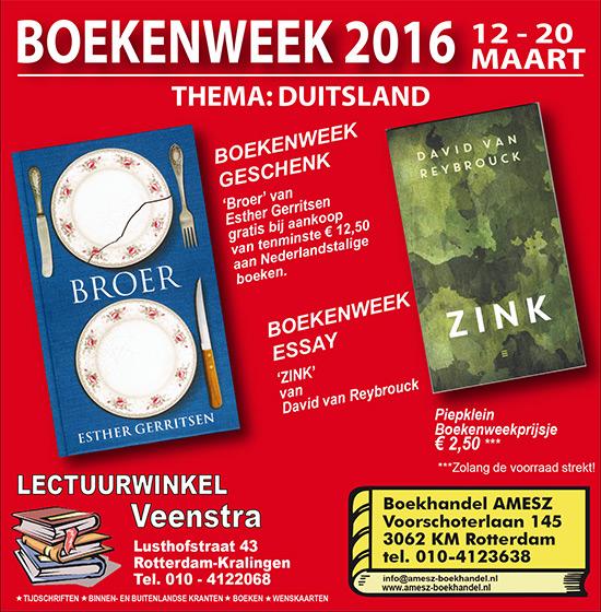 Boekenweek geschenk en essay 2016