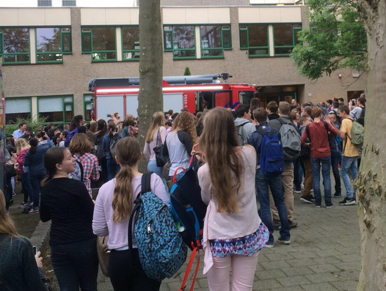 Brand Emmauscollege snel onder controle