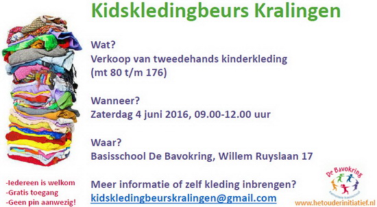 kids kledingbeurs kralingen