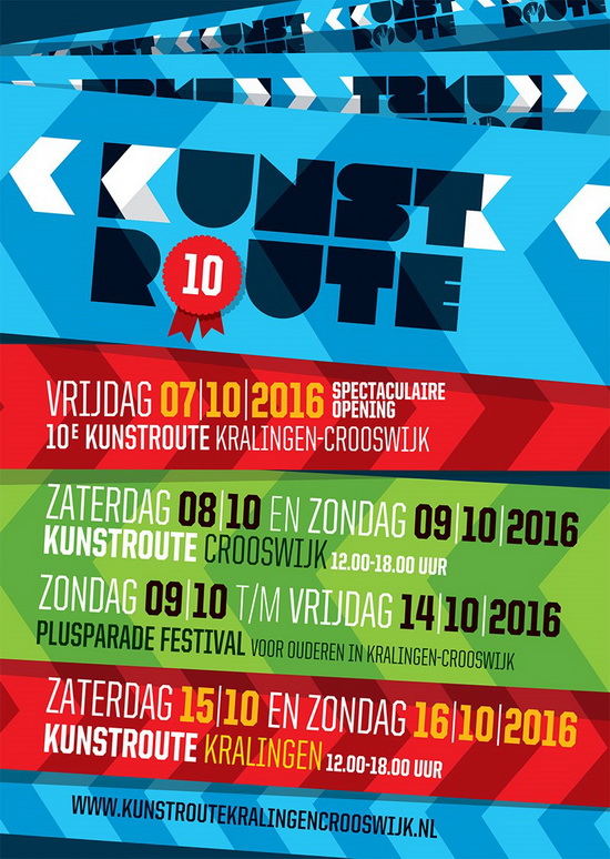 kunstroute kralingen croowijk 2016 flyer