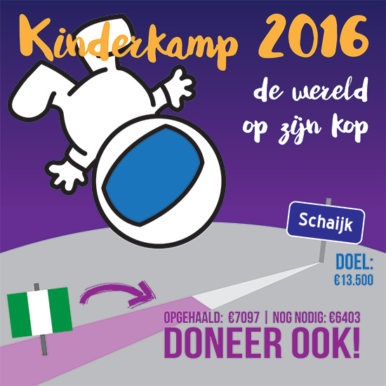 Kinderkamp Kralingen-Crooswijk over de helft! Helpt u ook mee?