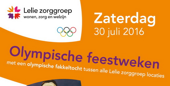lelie zorggroep Olympische Spelen
