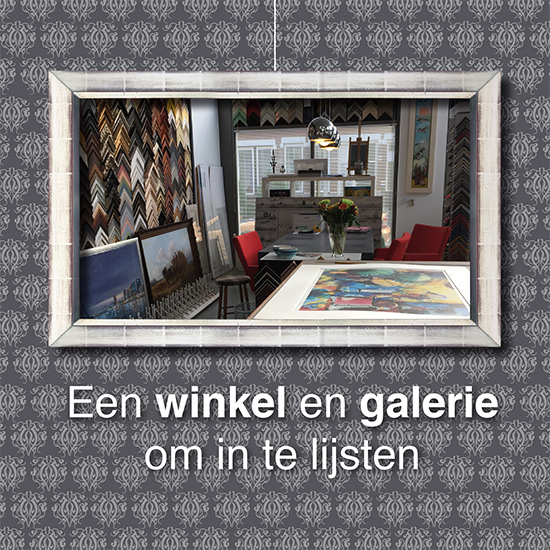Artigrafie, een winkel en galerie om in te lijsten