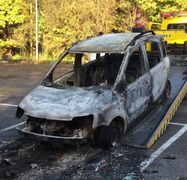 Weer uitgebrande auto ontdekt bij Kralingse Bos