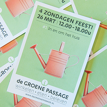 Open zondagen Festivalmarkt bij jarige Groene Passage