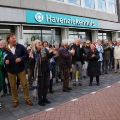 Huisartsen protesteerden bij Havenziekenhuis