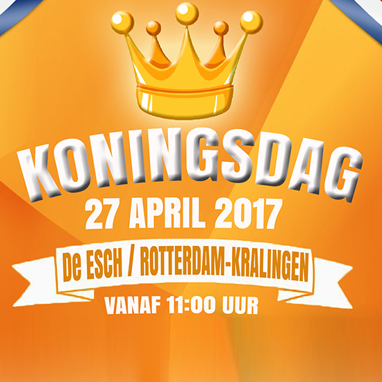 Het programma van de Koningsdag in de Esch