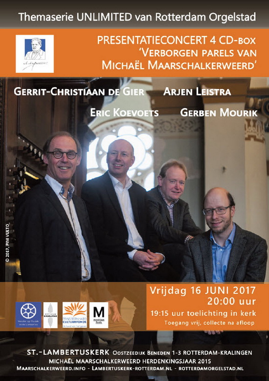 Vier bekende organisten presenteren unieke CD-box